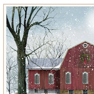 HomeRoots Set of Two Framed Wall Art Prints - Serene Seasonal Charm for Modern Home Decor, 14x14 Inches 571976