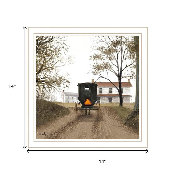 HomeRoots Set of Two Framed Farmhouse Wall Art - Vibrant Equine Prints with White Frames for Stylish Decor 571978