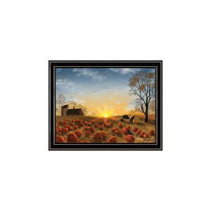 HomeRoots Set of Two Framed Wall Art - Autumn Sunrise & Fruit of the Spirit for Stylish Home Décor Vignettes 571979