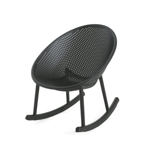 English Elm Christopher Knight Home® - Gable Weather-Resistant Rocking Chair Set of 2 — Durable Polypropylene Resin, Easy-Maintenance Outdoor Seating Black N775P176710B
