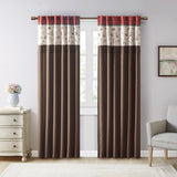 Serene Traditional Embroidered Curtain Panel