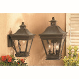 Landings 1-Light Outdoor Wall Lantern in Charcoal 5720-C Elk Lighting