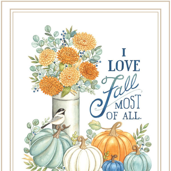 HomeRoots Set of Two Framed Wall Art - I Love Fall Most of All - Modern Accent for Seasonal Home Décor 572010