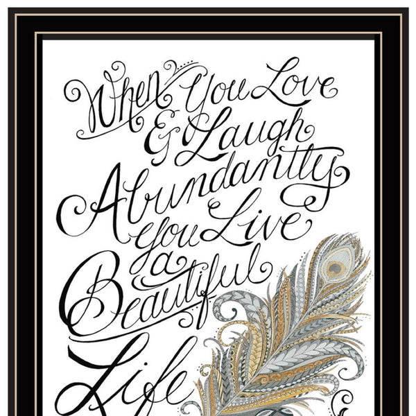 HomeRoots Set Of Two Inspiring "What If I Fail?" Black Framed Wall Art for Modern Home Décor & Motivation 572013