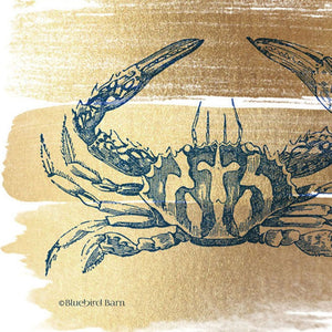 HomeRoots Set of Four Gold Sea Collection Framed Wall Art - Nautical Elegance for Home Décor & Display 572015