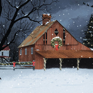 Homeroots Night Before Christmas Framed Wall Art - Trendy Acrylic Decor To Elevate Your Holiday Home Style  Paper 572020