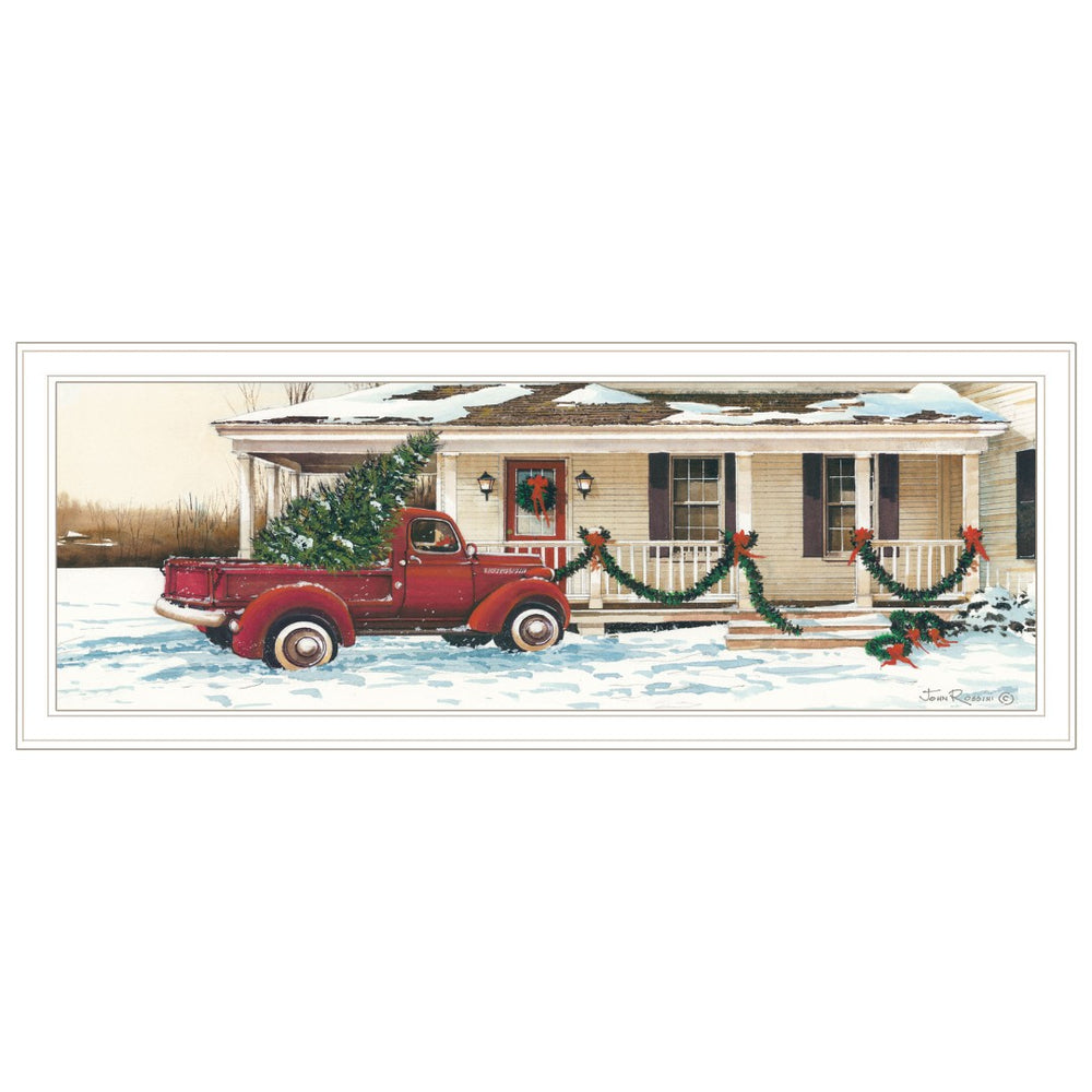 HomeRoots Preparing for Christmas Framed Wall Art – Festive Wall Décor with Contemporary Style & Quality Finish 572024