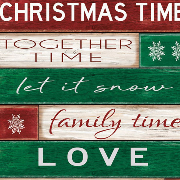 Homeroots Christmas Time White Framed Wall Art - Chic Acrylic Decor To Elevate Your Holiday Home Style!  Paper 572028