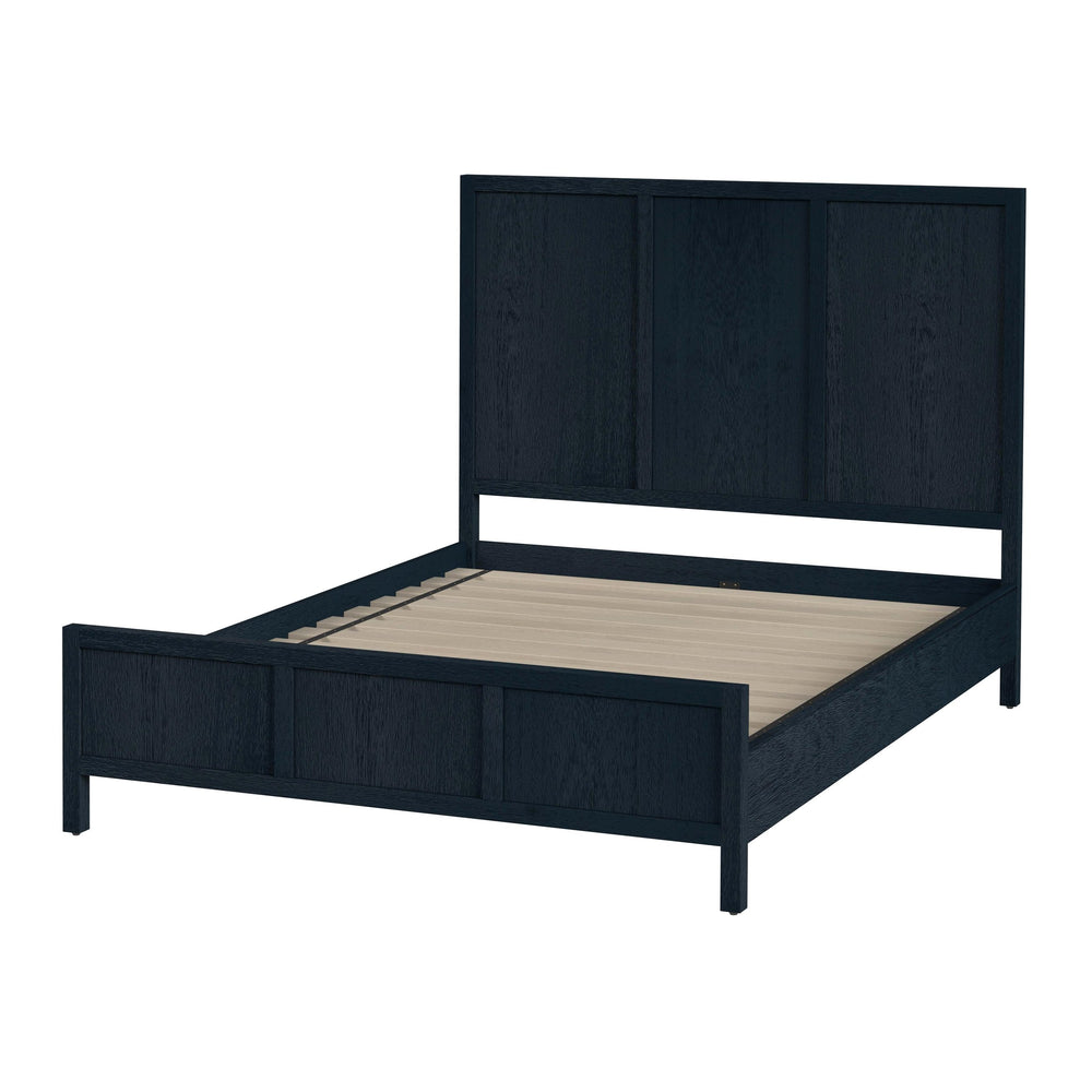 Butler Specialty Lark Wood Panel Bed: Elegant Shaker Design For Timeless Bedroom Sophistication And Versatility Navy Blue Acacia Solids,Mdf,Acacia Veneer 5720291-butler