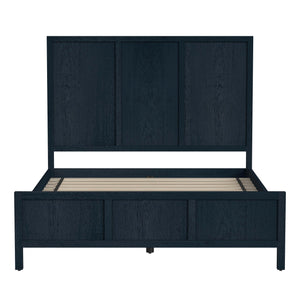 Butler Specialty Lark Wood Panel Bed: Elegant Shaker Design For Timeless Bedroom Sophistication And Versatility Navy Blue Acacia Solids,Mdf,Acacia Veneer 5720291-butler