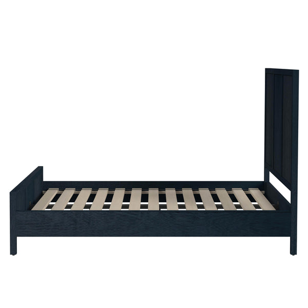 Butler Specialty Lark Wood Panel Bed: Elegant Shaker Design For Timeless Bedroom Sophistication And Versatility Navy Blue Acacia Solids,Mdf,Acacia Veneer 5720291-butler