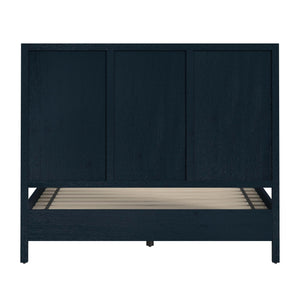 Butler Specialty Lark Wood Panel Bed: Elegant Shaker Design For Timeless Bedroom Sophistication And Versatility Navy Blue Acacia Solids,Mdf,Acacia Veneer 5720291-butler