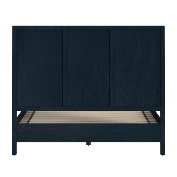 Butler Specialty Lark Wood Panel Bed: Elegant Shaker Design For Timeless Bedroom Sophistication And Versatility Navy Blue Acacia Solids,Mdf,Acacia Veneer 5720291-butler