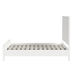 Butler Specialty Lark Wood Panel Bed: Elegant Shaker Design For Timeless Bedroom Sophistication And Versatility White Acacia Solids,Mdf,Acacia Veneer 5720304-butler