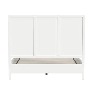 Butler Specialty Lark Wood Panel Bed: Elegant Shaker Design For Timeless Bedroom Sophistication And Versatility White Acacia Solids,Mdf,Acacia Veneer 5720304-butler