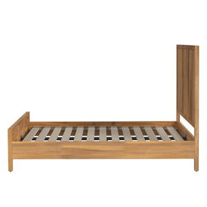 Butler Specialty Lark Wood Panel Bed: Elegant Shaker Design For Timeless Bedroom Sophistication And Versatility Light Brown Pine Wood,Mdf,Pine Veneer 5720312-butler