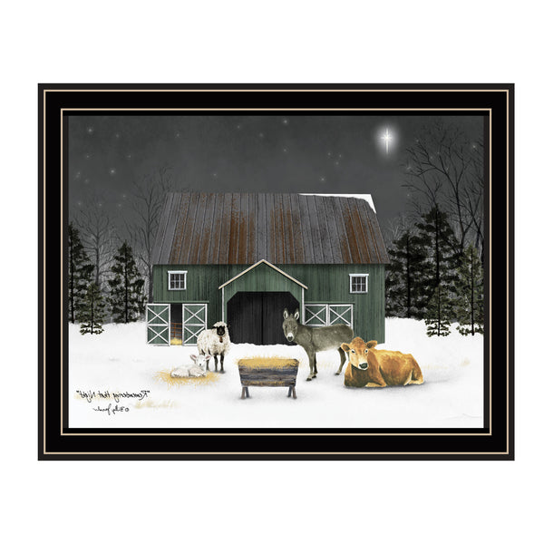 Homeroots Remembering The Night Black Framed Wall Art - Stylish Acrylic Painting To Brighten Your Space!  Paper 572039