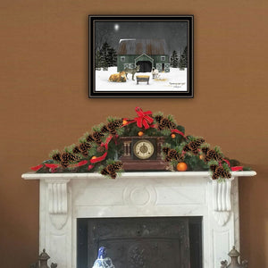 Homeroots Remembering The Night Black Framed Wall Art - Stylish Acrylic Painting To Brighten Your Space!  Paper 572039