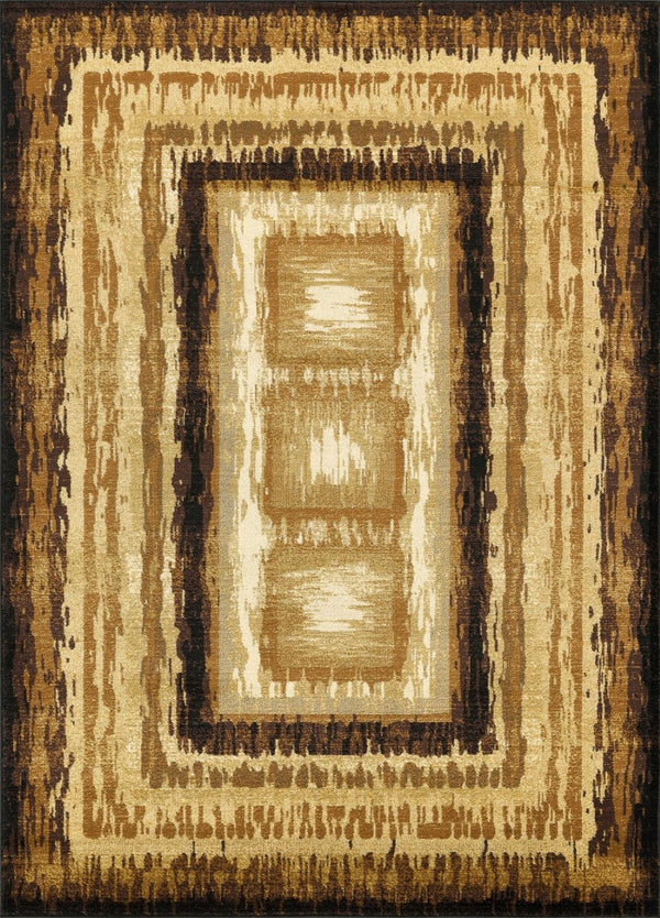 English Elm Bristol Abstract Multi-color Area Rug Low Pile Living Room Accent 5x7 Floor B186P452304