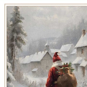 HomeRoots Set of Two On the Eve of Christmas Framed Wall Art - Festive Decor for Modern Holiday Touch! 572104
