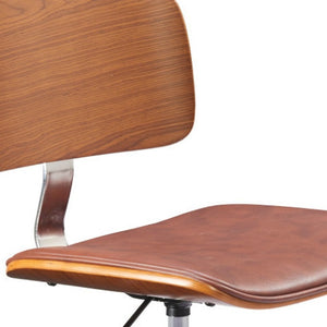 Ergonomic Rolling Desk Chair with Adjustable Seat Height for Modern Home Office Comfort