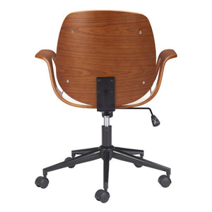 Ergonomic Rolling Desk Chair with Adjustable Seat Height for Modern Home Office Comfort