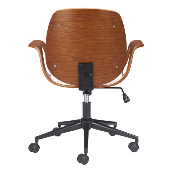 Ergonomic Rolling Desk Chair with Adjustable Seat Height for Modern Home Office Comfort