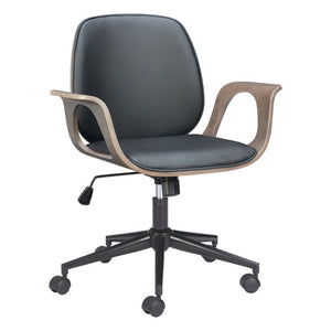 Ergonomic Rolling Desk Chair with Adjustable Seat Height for Modern Home Office Comfort
