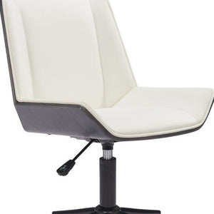 Ergonomic Rolling Desk Chair with Adjustable Seat Height for Modern Home Office Comfort