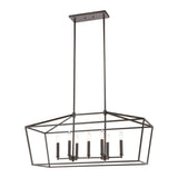 Fairfax 36'' Wide 7-Light Linear Chandelier - Oil Rubbed Bronze 57217/7 Elk Lighting