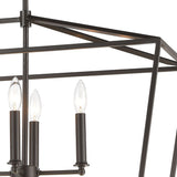 Fairfax 36'' Wide 7-Light Linear Chandelier - Oil Rubbed Bronze 57217/7 Elk Lighting