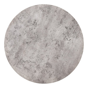HomeRoots Set of Two Modern Gray and Black Round Nested Coffee Tables – Stylish, Space-Saving Design! 572204