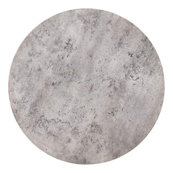 HomeRoots Set of Two Modern Gray and Black Round Nested Coffee Tables – Stylish, Space-Saving Design! 572204