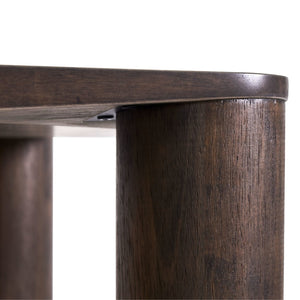 HomeRoots 79" Espresso Solid Wood Dining Table - Stylish, Durable Centerpiece for 6 - Modern Design & Warmth 572226