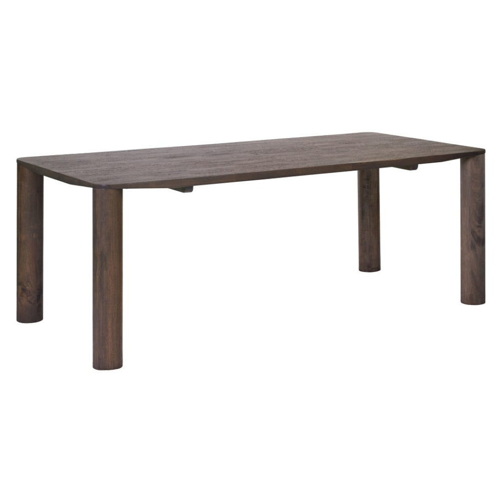 HomeRoots 79" Espresso Solid Wood Dining Table - Stylish, Durable Centerpiece for 6 - Modern Design & Warmth 572226