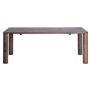 HomeRoots 79" Espresso Solid Wood Dining Table - Stylish, Durable Centerpiece for 6 - Modern Design & Warmth 572226