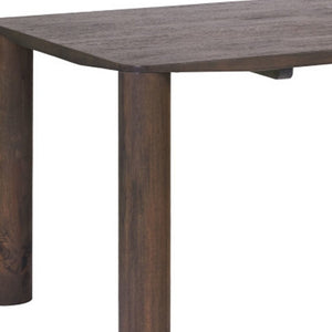 HomeRoots 79" Espresso Solid Wood Dining Table - Stylish, Durable Centerpiece for 6 - Modern Design & Warmth 572226