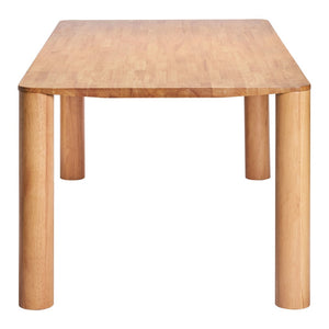 HomeRoots 79" Natural Solid Wood Dining Table - Elegant, Durable Design for 6 People, Perfect for Any Style Home 572227