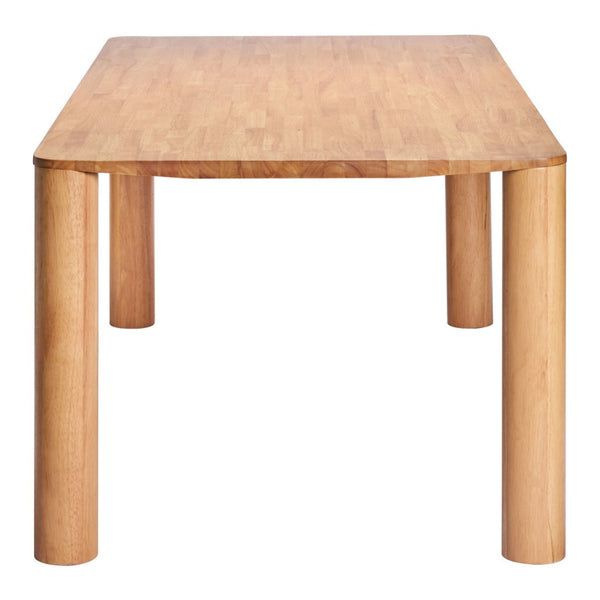 HomeRoots 79" Natural Solid Wood Dining Table - Elegant, Durable Design for 6 People, Perfect for Any Style Home 572227