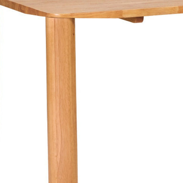 HomeRoots 79" Natural Solid Wood Dining Table - Elegant, Durable Design for 6 People, Perfect for Any Style Home 572227