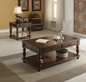 HomeRoots 48" Brown Wood Lift-Top Coffee Table with Storage Shelf - Stylish, Versatile, and Durable Design! 572282