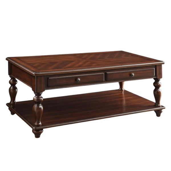 HomeRoots 48" Brown Wood Lift-Top Coffee Table with Storage Shelf - Stylish, Versatile, and Durable Design! 572282
