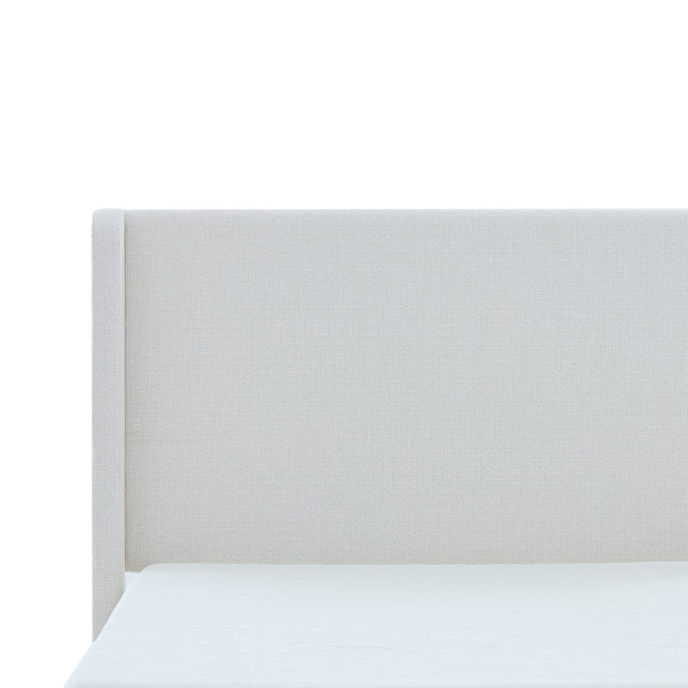 English Elm Harper Upholstered Bed With 54" Tall Headboard, Cream Boucle, Easy Assembly, No Box Spring Needed B083P331957
