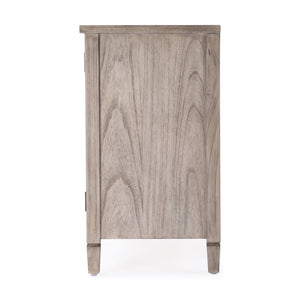 Butler Specialty Flagstaff 2-door Cane Cabinet With Elegant Washed Finish And Bronze Hardware For Stylish Storage Natural Mindi Wood,Mindi Veneer,Mdf 5725449-butler