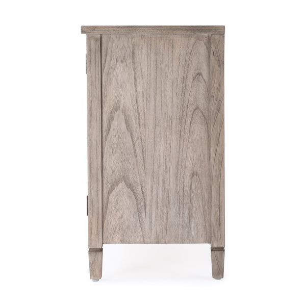 Butler Specialty Flagstaff 2-door Cane Cabinet With Elegant Washed Finish And Bronze Hardware For Stylish Storage Natural Mindi Wood,Mindi Veneer,Mdf 5725449-butler