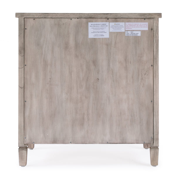 Butler Specialty Flagstaff 2-door Cane Cabinet With Elegant Washed Finish And Bronze Hardware For Stylish Storage Natural Mindi Wood,Mindi Veneer,Mdf 5725449-butler