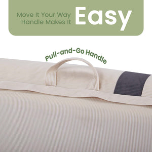 English Elm Aria Modern Modular Sofa Bed - 6-Position Adjustable, Space-Saving Corduroy Design For Small Spaces W3391S00016