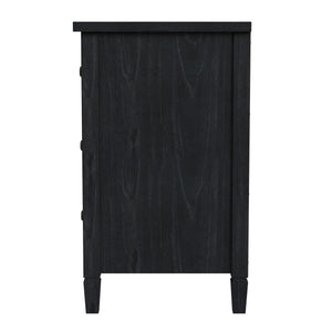 Butler Specialty Flagstaff 3-drawer Dresser With Elegant Desert Sand Finish And Classic Bronze Hardware For Storage Black Mindi Wood,Mindi Veneer,Mdf 5726432-butler