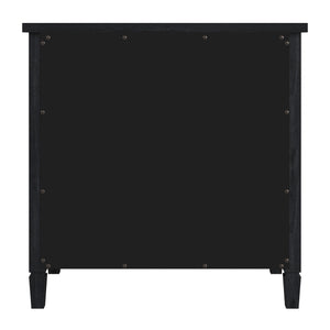 Butler Specialty Flagstaff 3-drawer Dresser With Elegant Desert Sand Finish And Classic Bronze Hardware For Storage Black Mindi Wood,Mindi Veneer,Mdf 5726432-butler