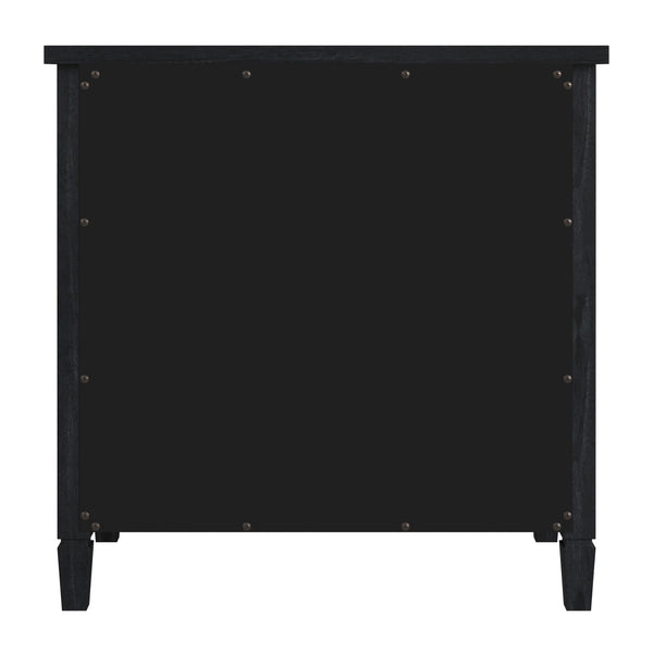 Butler Specialty Flagstaff 3-drawer Dresser With Elegant Desert Sand Finish And Classic Bronze Hardware For Storage Black Mindi Wood,Mindi Veneer,Mdf 5726432-butler